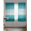 Teal Green Gradient Sheer Curtains 52x63 in, Wood Grain 5