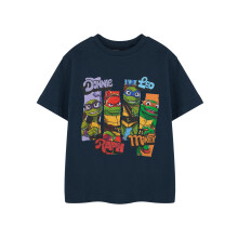 (5-6 Years) Teenage Mutant Ninja Turtles Short Sleeved T-Shirt (Boys Blue)