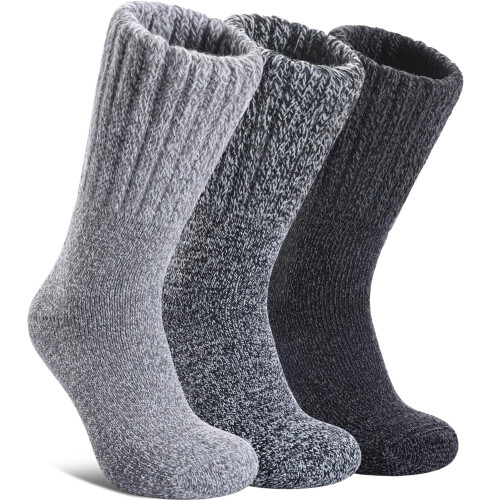 Women's Merino Wool Boot Socks Thermal Thick Warm Hiking