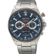Reloj Seiko 2025, brazalete de acero inoxidable, esfera blanca y negra, ideal para uso diario.