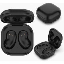 Estuche de carga con cable compatible con Samsung Galaxy Buds Live, base de carga de repuesto para Galaxy Live (negro)