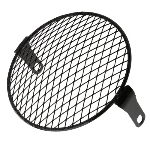 Motorcycle Headlight Lamp Mesh Grille 0.3 Inch