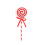 Christmas Candy Tree Ornaments Red Lollipop Peppermint 12 1