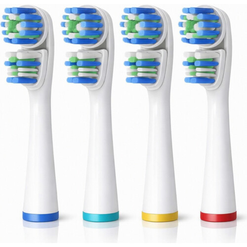 Compatível com escovas de dentes elétricas Braun Oral-B, ideal para limpeza entre os dentes e em próteses.