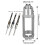 Squarehole Drill Bit Adapter Square Hole Drill Fixing Bracket for 38 to 43mm Drill Chucks 19mm Diameter 7