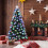 Pre-Lit Fiber Optic Christmas Tree 3FT Multicolor RGB 2