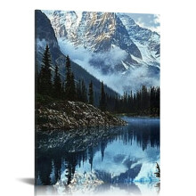 Valley of Peaks Vertical Landscape Canvas Print 16x20 in