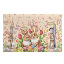 Washable Soft Placemat Set 8 pcs Heat Resistant 11.8 x 17.7