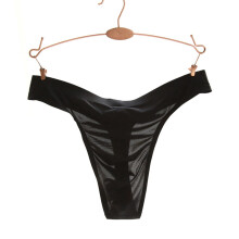 Men's Black Ice Silk G-strings & Thongs 2XL