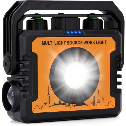 Magnetic LED Work Light 1500LM 7 Modes 270 Rotatable