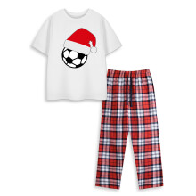 (5-6 Years) Show Me The Merch Short Sleeve Long Leg Pyjama Set (Unisex Kids White)