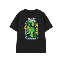 (5-6 Years) Minecraft Short Sleeved T-Shirt (Boys Black)