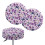 Butterfly Floral Bar Stool Covers Polyester 2-Piece Set 1
