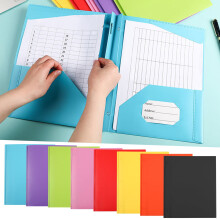 Heavy-Duty Plastic Pocket Folders Letter Size