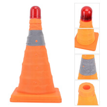 LED Traffic Safety Cone PE Reflective 30x19x19cm 1 Pack