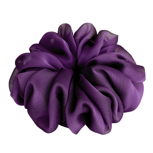 Soft Chiffon Scrunchies 38 Colors Large Ponytail Holders
