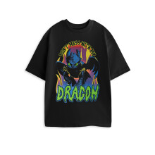 (Medium) How to Train Your Dragon Short Sleeved T-Shirt (Unisex Black)