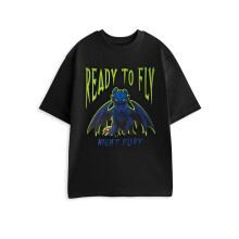 (Medium) How to Train Your Dragon Short Sleeved T-Shirt (Unisex Black)
