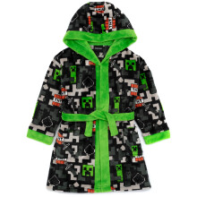 (9-10 Years) Minecraft Bathrobe (Boys Multicoloured)