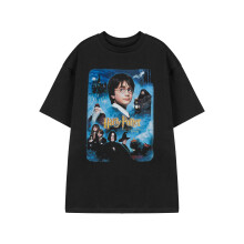(Medium) Harry Potter Short Sleeved T-Shirt (Mens Black)
