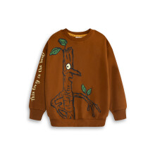 (3-4 Years) Gruffalo & Friends Stickman Sweatshirt (Unisex Kids Brown)