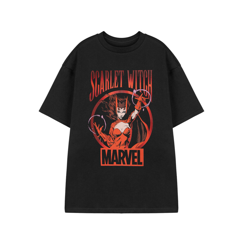 Marvel (Xx-Large) Short Sleeved T-Shirt (Womens Black)