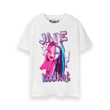 (XXX-Large) Bratz Short Sleeved T-Shirt (Womens White)