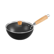 Corrosion-resistant iron wok frying pan non-stick 12-inch