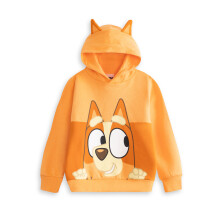 (3-4 Years) Bluey Hoodie (Unisex Kids Brown)