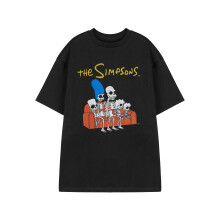 (Small) The Simpsons Short Sleeved T-Shirt (Mens Black)