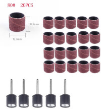 Sanding Drums Kit 40-320 Grit 25 pcs