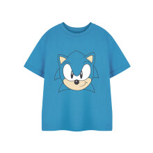 (5-6 Years) Sonic the Hedgehog Short Sleeved T-Shirt (Boys Blue)