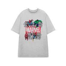 (XXX-Large) Marvel Marvel Comics Short Sleeved T-Shirt (Mens Grey)