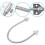 Door  Protection Spring Tube with Triangular Bracket, Anti-Pinch Protection Device, for Security Door Retrofitting 6