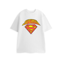 (Small) DC Comics Superman Short Sleeved T-Shirt (Mens White)