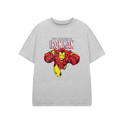 Marvel (5-6 Years) Marvel Short Sleeved T-Shirt (Boys Grey)