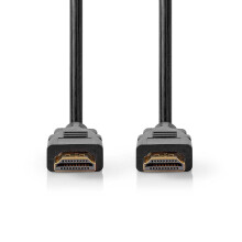 Câble HDMI Ultra High Speed | Connecteur HDMI | Connecteur HDMI | 8K@60Hz | 48Gbps | 1.00m | Rond | 6.0mm | Noir | Boîte