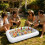 2er-Pack Aufblasbare Servierplatte für Poolpartys, Schwimmende Getränkekühler-Bar mit Eimerdesign 4