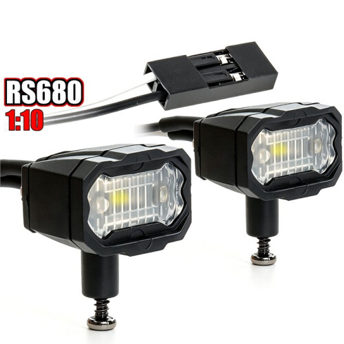 Red Spider Lanterna de Teto LED 1/10 RC,  Holofote Compatível com para  RC Crawler Branco 1