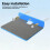 Speaker Wall Mounted Storage Bracket for Small and Medium-Sized Speakers, Wall Mounted Display Base Fixed Bracket 5