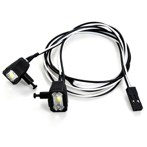 Red Spider Lanterna de Teto LED 1/10 RC,  Holofote Compatível com para  RC Crawler Branco 2