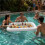 2er-Pack Aufblasbare Servierplatte für Poolpartys, Schwimmende Getränkekühler-Bar mit Eimerdesign 6