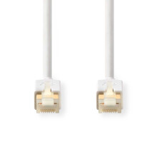 Câble réseau CAT6 | RJ45 mâle | RJ45 mâle | S/FTP | 5.00 m | Rond | LSZH / PVC | Blanc | Carton avec fenêtre