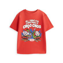 (18-24 Months) Thomas and Friends Short Sleeved T-Shirt (Unisex Kids Red)