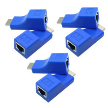 1080P HD Przedłużacz z Portami RJ45, Sieć 30M do RJ45 Przez Kabel CAT6 UTP LAN dla HDTV DVD