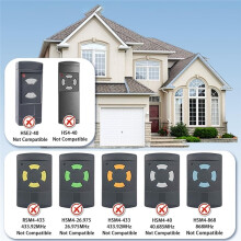 Controle Remoto de Porta de Garagem Pacote com 2 868 MHz para Transmissor Manual para Hormann BS Bisecur HSE1 HSE2 HSE4 868 BS HS1 HS4