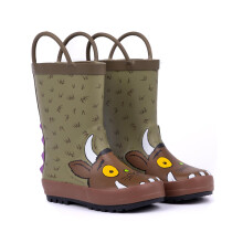 (7 UK Child) Gruffalo & Friends Wellington Boots with Handles (Unisex Kids Brown)