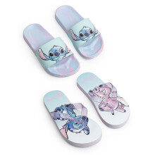 (4 UK Child) Disney Lilo & Stitch Slider Slippers (Girls Multicoloured)