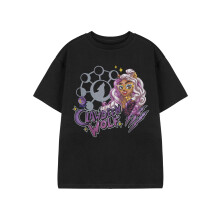 (9-10 Years) Monster High Short Sleeved T-Shirt (Girls Black)