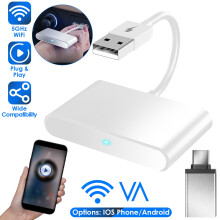 iOSPhone Wireless Car Adapter 5GHz WiFi Type-C for Ford